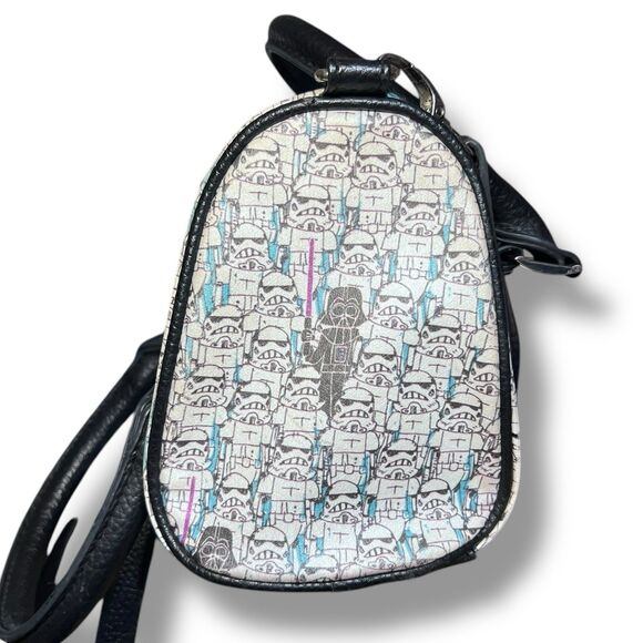 Star Wars Stormtroopers Darth Vader All Over Print Handbag Bioworld Lucas Films - Picture 10 of 11